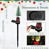 Solar Christmas Stocking Tree Lights Decorations Outdoor Waterproof, 6 LED Christmas Solar Pathway Lights Outdoor | Lumora