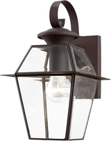 Livex Lighting 2181-07 Westover 1-Light Outdoor Wall Lantern, Bronze | Lumora