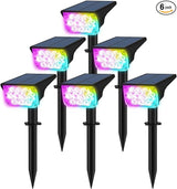 Halloween Solar Color Changing Lights Outdoor 7 Lighting Modes Waterproof IP65 Multicolor Landscape Spotlights | Lumora