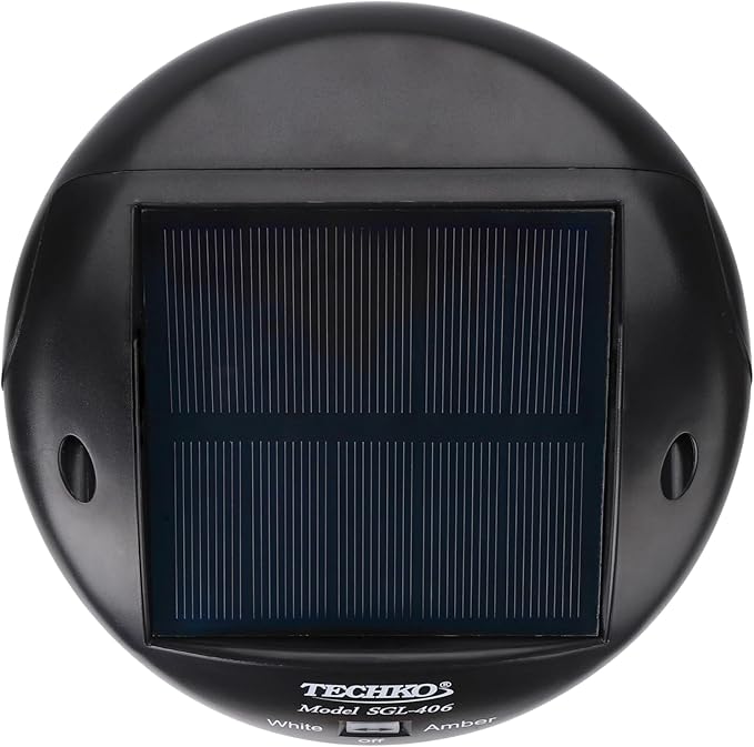 Techko SGL-406 Solar Garden/Path Light, Black
