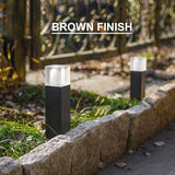GOODSMANN Low Voltage Pathway Lighting 8PK Bollard Landscape Lights Kits 2W 2700K Warm White LED Wired Path Light | Lumora