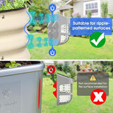 Energetic Solar Powered Garden Lights with Dusk to Dawn Sensors, Gray, 3 Pack - Outdoor Deck Light | Lumora