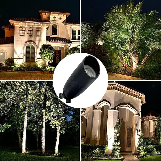 LED Spot Lights Outdoor 7W LED Landscape Light 111 - Solid Aluminum Metal Wall Light Security Lighting LED Yard | Lumora
