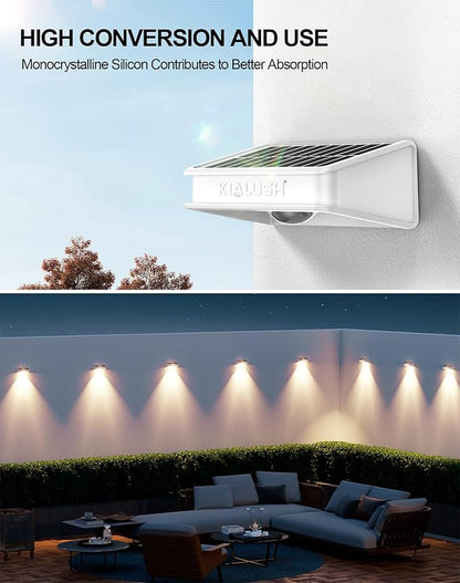20 Pack Solar Fence Lights 3 Modes, 9 Colors Outdoor Fence Light, Waterproof IP 65 Solar Wall Light, 35lm Outdoor Lights for Step, Stair, Deck, Wall, Patio, Walkway, Porch
