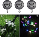 Solar Flower Fairy Light, Colorful Stainless Steel Solar Path Stake Lights for Outdoor Landscape Lighting, Lawn | Lumora