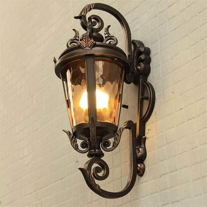 European Style Retro Outdoor Wall Lamp,E26 1-Lights s Sconce Light,Waterproof Outside Illumi Tion Fixture,Villa | Lumora