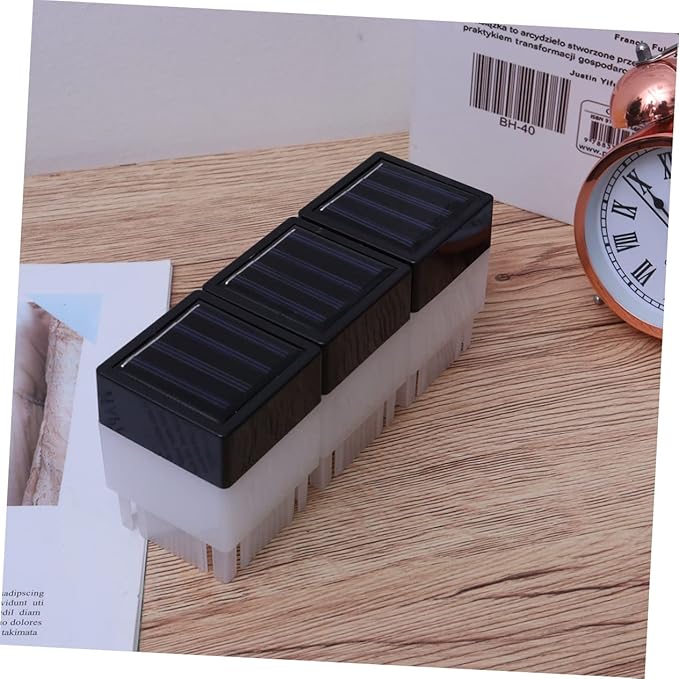 DOITOOL Outdoor Solar Fence Lights Auto Day/Night Sensor Corridor Garden Lamp Waterproof 2 Pack White LED Landscape Lighting