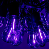 Novelty Lights Outdoor String Light Replacement Bulbs, 5 Pack S14 LED Edison Shatterproof Plastic, E26 Base | Lumora