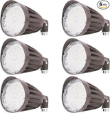 25W LED Bullet Spot Light, Color Selectable 3000K/4000K/5000K - 3500LM LED Landscape - Outdoor Security Flood Light | Lumora