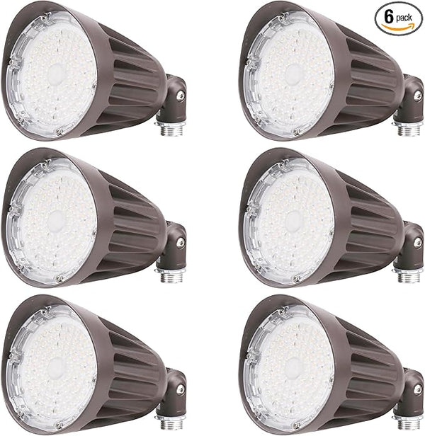25W LED Bullet Spot Light, Color Selectable 3000K/4000K/5000K - 3500LM LED Landscape - Outdoor Security Flood Light | Lumora