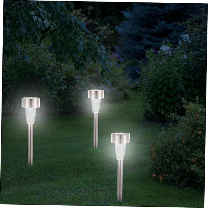 KESYOO 12pcs Solar Outdoor Lights Pathway Solar Garden Lights Decor for Patio Landscape Motion Sensor