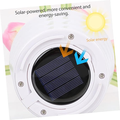 Solar Flower Light Outdoor Tulip Decor Charming Solar Garden Lights for Pathways Lovely Flower Pot Accent for Lawn Decoration