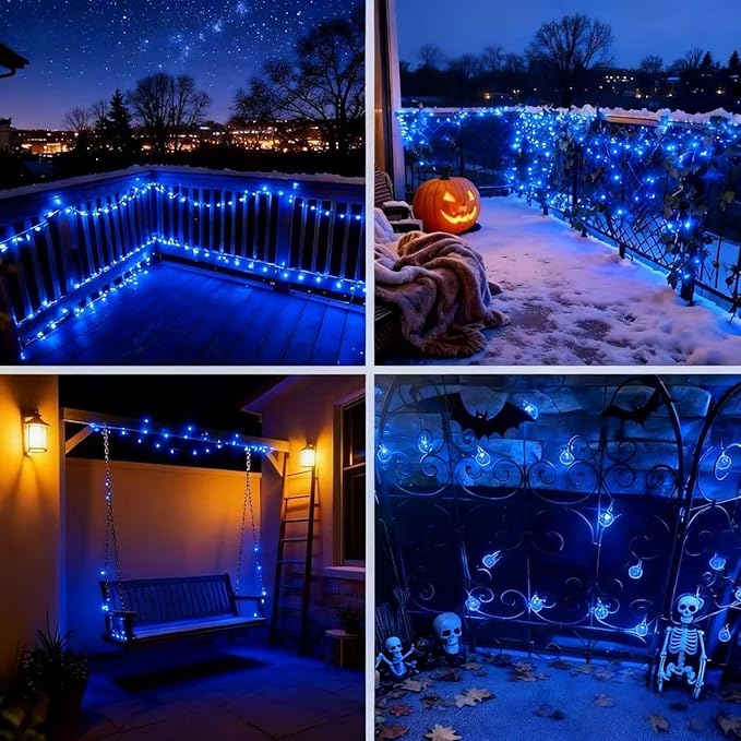 20 LED Decorations Crystal Globe Solar String Extra-Bright Outdoor Lights with 8 Lighting Modes Waterproof Solar | Lumora