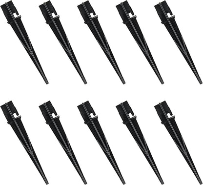Replacement Stakes for Christmas Candy Cane Lights Outdoor 10PCS - Size 0.72 * 5 Inches, Plastic Candy Cane Pathway Markers Lights Spike, Used to Maintain Candy Cane Pathway Lights