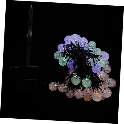 STOBOK 1set Solar Led String Light Garden Decorative Light Large Led String Lamp for Outdoor Courtyard and Lawn Atmosphere