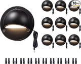 LED Landscape Step Lights - 2700K/3000K/3500K/4000K/5000K Selectable, Low Voltage Deck Lights, Outdoor IP65 | Lumora