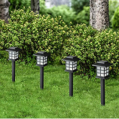 Solar Lights Outdoor Garden Solar Garden Lights Outdoor Waterproof for Pathway Led Solar Pathway Lights Yard Lights for Patio Driveway Lawn Backyard Sidewalk Lighting Create Atmosp
