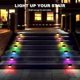 pearlstar 16 Pack Color Changing Solar Deck Lights,Solar Pool Side Lights,Waterproof LED Light for Outdoor Decks | Lumora