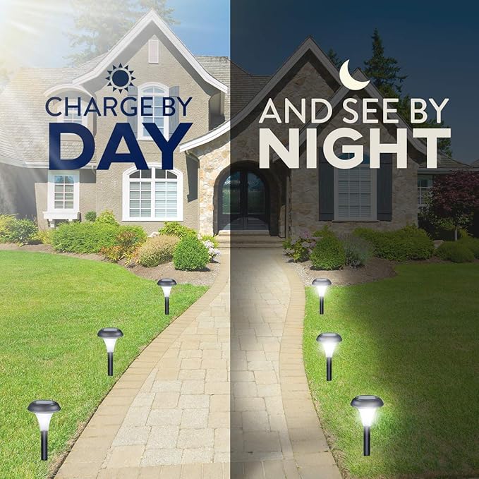 GardenBliss Best Solar Lights for Outdoor Pathway, 10 Brightest Light Set for Walkway, Patio, Path, Lawn, Garden | Lumora
