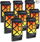 Aityvert Solar Flame Lights Outdoor, Waterproof Flickering Flame Solar Lights Dark Sensor Auto On/Off 66 LED Solar | Lumora