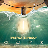 10FT Outdoor String Lights - LED Waterproof Patio Lights with Shatterproof ST38 Edison Plastic Bulb, Connectable | Lumora