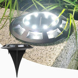 Solar Ground Lights Outdoor Waterproof 2 Pack Solar Lights Outdoor Pathway Garden Decorative Light Landscape | Lumora