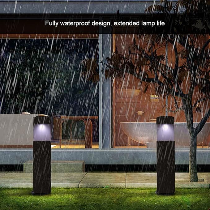 Solar Pathway Lights, Solar Outdoor Lights, Ideal Solar Power LED Light for Garden Path Courtyard Stone Lamp