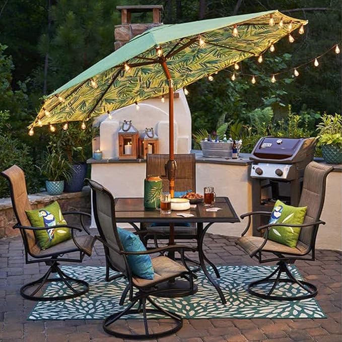 SUNSGNE 25Ft Outdoor String Lights with 27 Edison Bulbs (2 Spare), Waterproof Connectable ST35 String Light for | Lumora