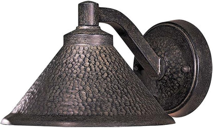 The Great Outdoors 8101-A138 Kirkham Outdoor Wall Mount, 1-Light, 60 Total Watts, 8.5-in H x 6-in W, Aspen Bronze