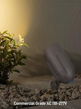 LEONLITE 3CCT Bullet Flood Light with Knuckle Mount, 30W/20W/12W Selectable - Outdoor Security Flood Light | Lumora