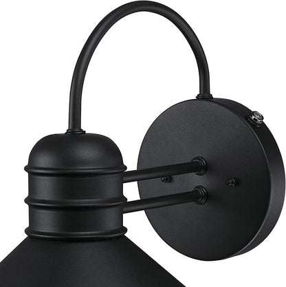 Westinghouse 6120500 Watts Creek Craftsman-Style One Light Outdoor Wall Fixture with Dusk to Dawn Sensor, Textured Black Finish