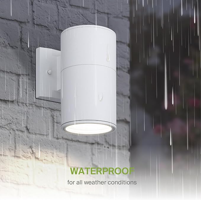 ASD 1 Light Outdoor Wall Light Fixture | 60W E26 Bulb Socket 120V ETL Cylinder Up Down Lights | | Lumora