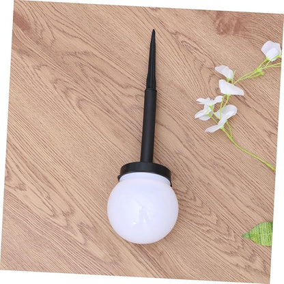 4pcs Solar Lawn Lamps Ground Plug Lights Waterproof Outdoor Garden Courtyard Landscape Path Lighting Warm White for Yard Decor
