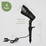 LITFIT Low Voltage LED Spotlights with 35° Beam Angle, 7.5W 410LM 3000K Warm White Outdoor Landscape Lighting, CRI | Lumora