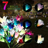 TDA Solar Lily Flower Light Outdoor Garden Decorative Solar Lights Stake Multi-Color Changing LED Solar Light for | Lumora