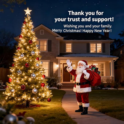 200 LED Warm White Christmas Lights, UL Certified and Commercial Grade 66ft Green Wire String Lights, for Indoor and Outdoor Party, Wedding, Garden, Patio.