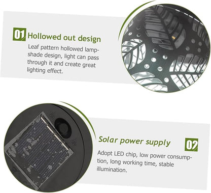 Garden Solar Lights Outdoor Landscape Decoration Leaf Projector Solar Pathway Lights for Outdoor