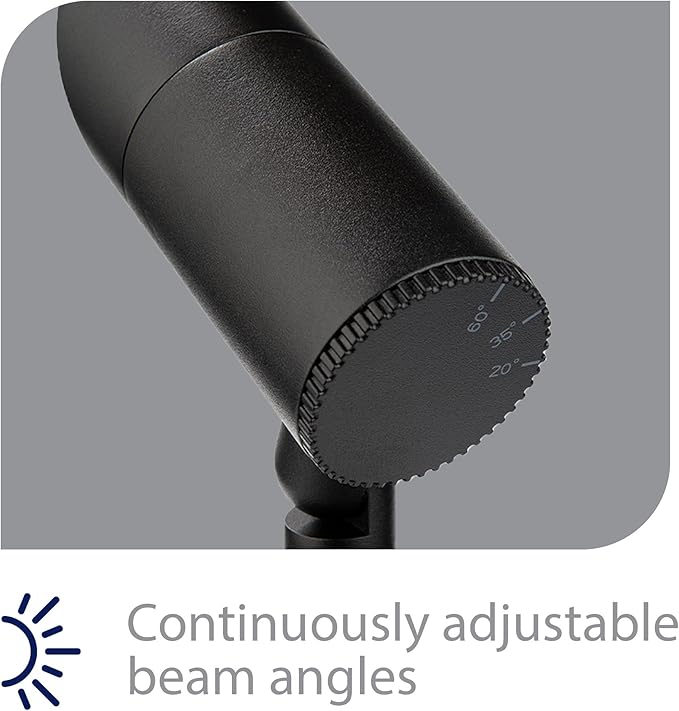 WAC Landscape Lighting, LED 12V Basic Accent Light 6W with Adjustable Beam Angle 3000K in Black