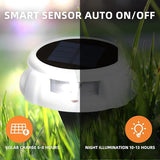 Solar Driveway Lights 4 Pack, Outdoor LED Deck Lights, Solar Powered Waterproof Outdoor Waterproof Road Markers for | Lumora