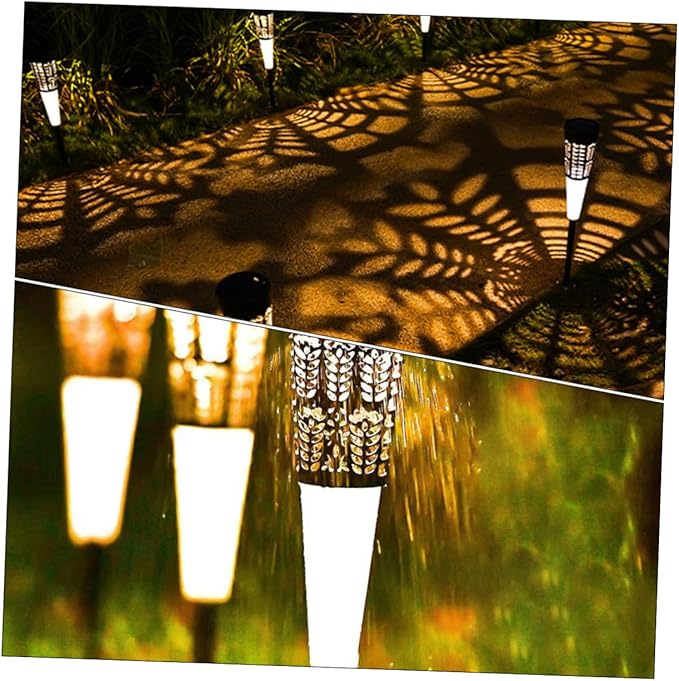 6pcs Solar Garden Stake Lights Decorative Courtyard Light Warm Glow Outdoor Lawn Lighting for Pathway and Villa | Lumora