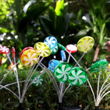 NINIPAPA Solar Garden Lights Outdoor Pathway Lights, 2 Pack Outside Valentines Day Holiday Solar Candy Lollipop | Lumora
