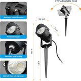 Christmas Landscape Lights 12W RGBW Outdoor Spot Lights for Yard, Low Voltage LED Landscape Spotlight with Remote | Lumora