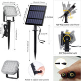 Solar Spot Lights Outdoor, 20 LED IP65 Waterproof Landscape Lighting, Dusk-to-Dawn 3000K Warm White Solar Outdoor | Lumora