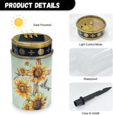 Outdoor Solar Lights Waterproof Grave Cross for Cemetery Solar-Powered Fairy Lights Warm White Flameless Lights LED | Lumora
