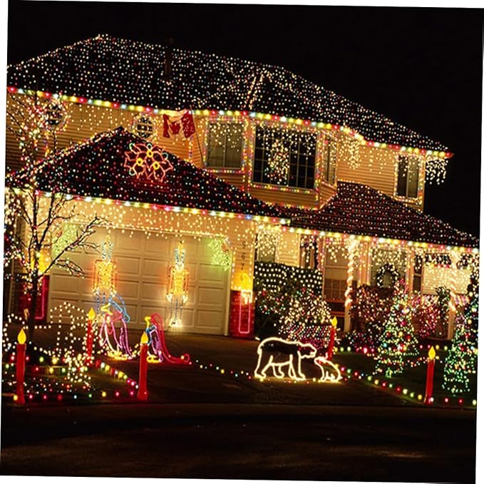 Uonlytech 2 Sets Solar Powered LED Outdoor String Lights Decorative Lamps for Garden Patio Party Xmas Tree Wedding | Lumora