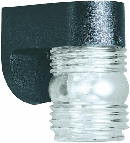 Westinghouse 66800 Corp 4-1/2-Inch Wall Lantern, Black