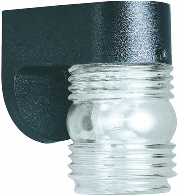 Westinghouse 66800 Corp 4-1/2-Inch Wall Lantern, Black | Lumora