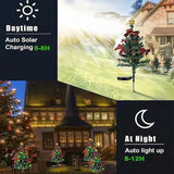 Solar Christmas Tree Lights Holiday Decorations, Outdoor Courtyards, Gardens, Lawns, Small Path Lights, Atmosphere | Lumora