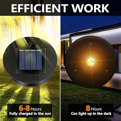 5 Pack Replacement Solar Light Parts(Top Size 2.76 Inches, Bottom Size 2.36 Inches),7 Lumens Warm White LED Waterproof