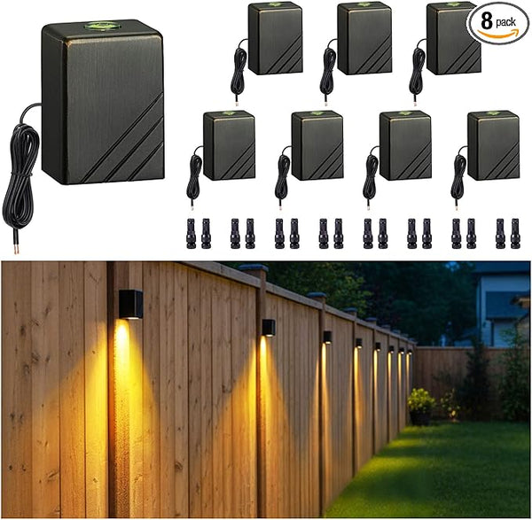 Gardenreet Solid Brass Step Lights - Low Voltage LED Deck Light Landscape, Outdoor Waterproof Hardwired Wall | Lumora